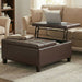 Harrison - Upholstered Coffee Table Storage Ottoman Simpli-Home