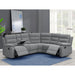 Aaron - 3 Piece Upholstered Sectional - Smoke Furniture Max