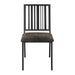 Zudora - Side Chair (Set of 2) - Synthetic Leather & Black ACME