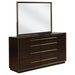Prescott - 8 Drawer Dresser With Mirror - Smoked Peppercorn Brown Furniture Max