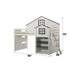Ratana - Loft Bed - Gray & White ACME
