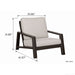 Verona - Seating Lounge Chair (Set of 2) - Dark Espresso / Gray / Off White Home Essentials