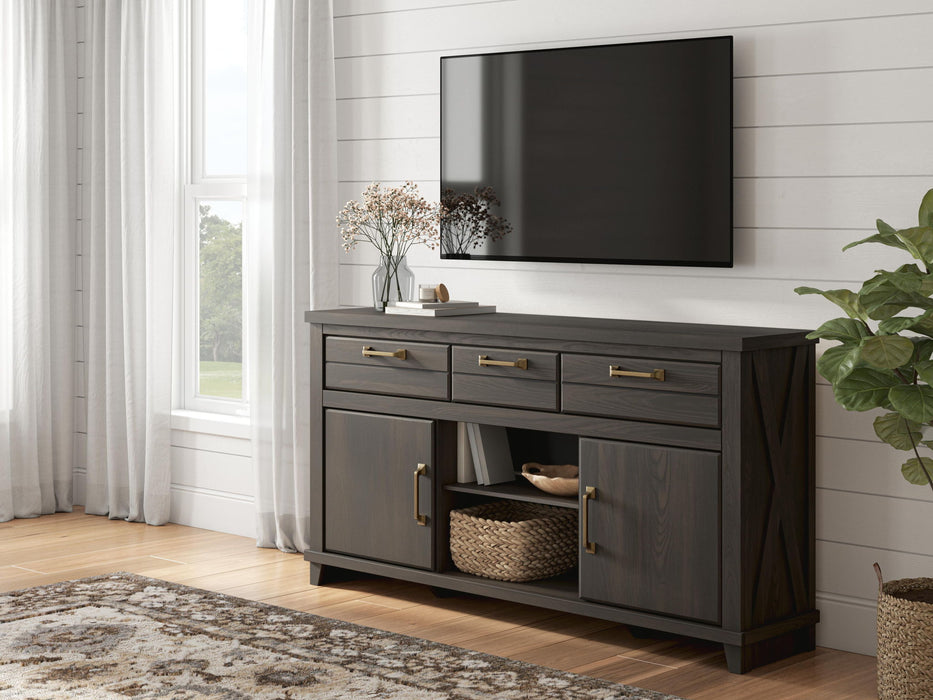 Brazen Valley - TV Stand With Fireplace Option Signature Design by Ashley®