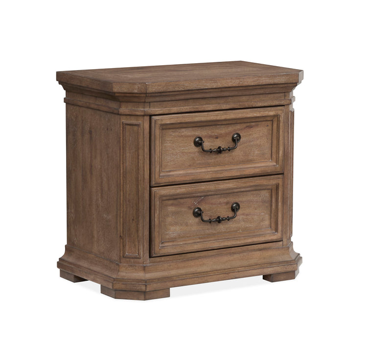 Adler Court - Drawer Nightstand - Florentine Walnut Magnussen Furniture
