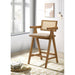 Remy - Bar Chair (Set of 2) With Upholstery - Walnut Furniture Max