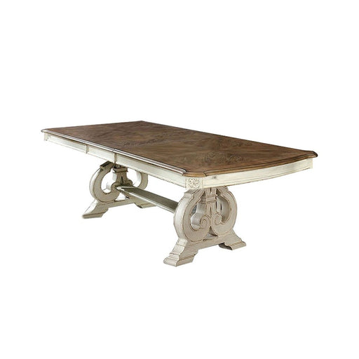 Rustic Dining Set With Table And Upholstered Chairs Home Essentials