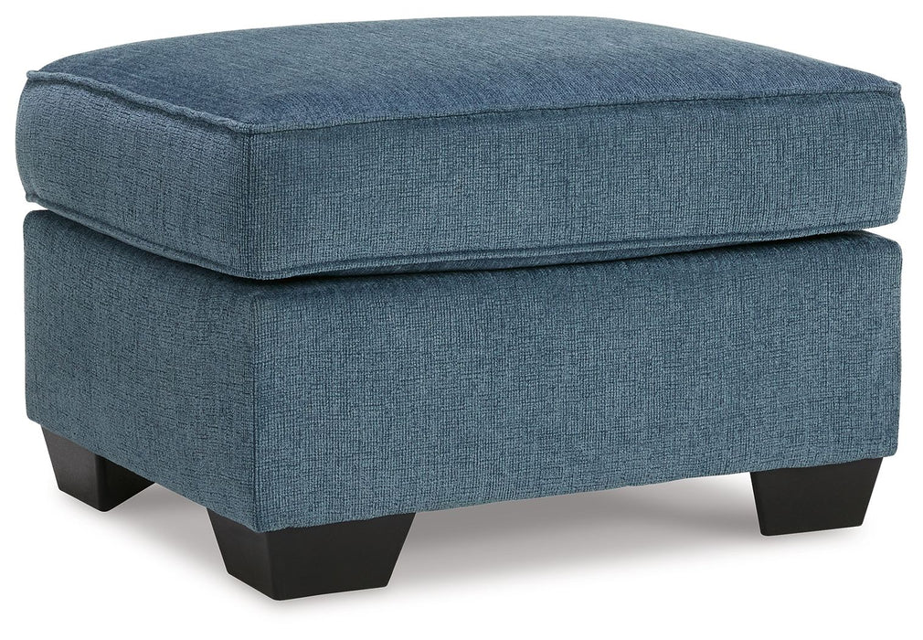 Cashton - Ottoman - Blue Signature Design by Ashley®