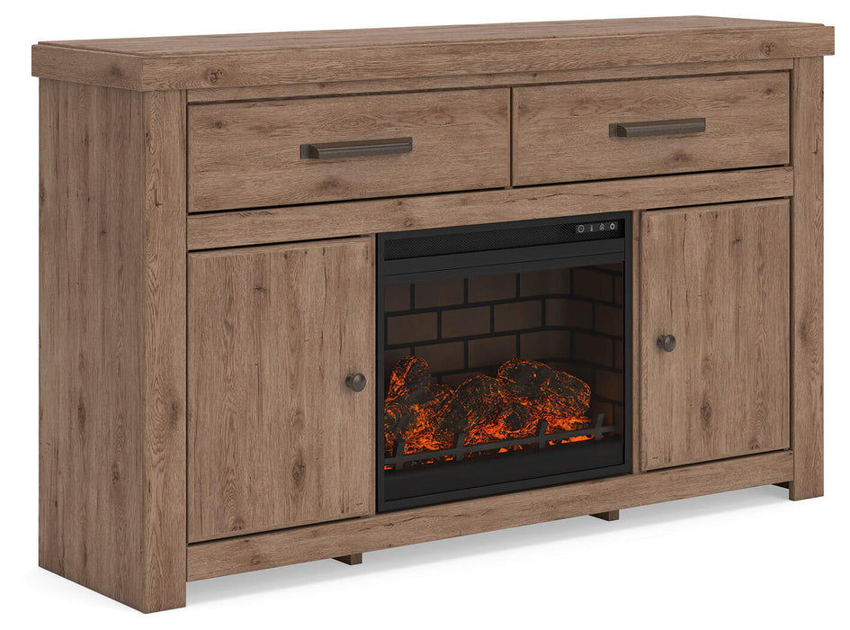 Garistyn - TV Stand With Fireplace Option Signature Design by Ashley®