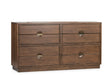 Selena - Double Drawer Dresser - Brown Magnussen Furniture