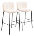 Linz - Barstool (Set of 2) Zuo Modern