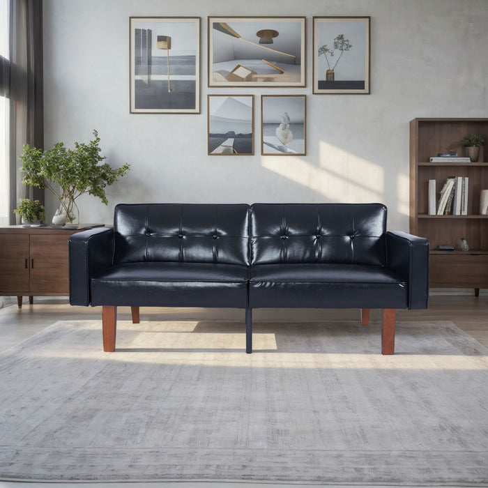 3 Position Split Back Futon Sofa Bed For Living Room Home Essentials