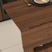 Multi Functional Folding Table With Storage Shelves And Wheels Home Essentials