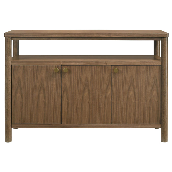 Graham - Sideboard With Open Shelf - Walnut Furniture Max