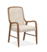 Woodward - Wood Slat Back Arm Chair (Set of 2) - Dark Clove / White Magnussen Furniture