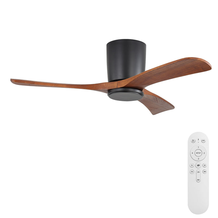 42" Flush Mount Ceiling Fan With 3 Blades, DC Reversible Motor Daily Nest