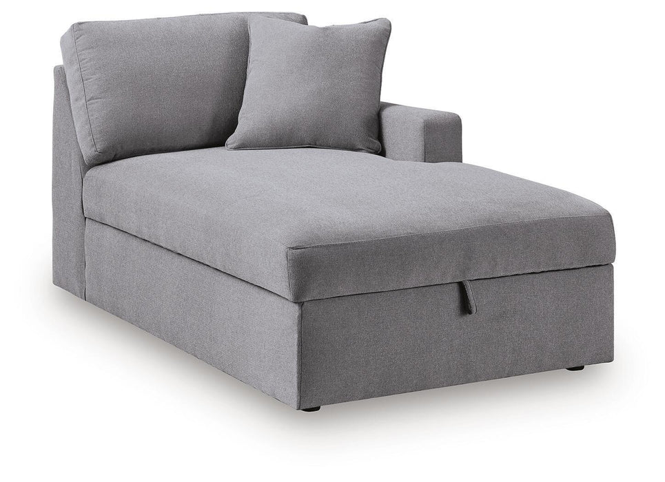 Modmax - RAF Corner Chaise With Storage - Granite Signature Design by Ashley®