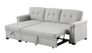 Sierra - Reversible Sleeper Sectional Sofa With Storage Chaise Lilola Home