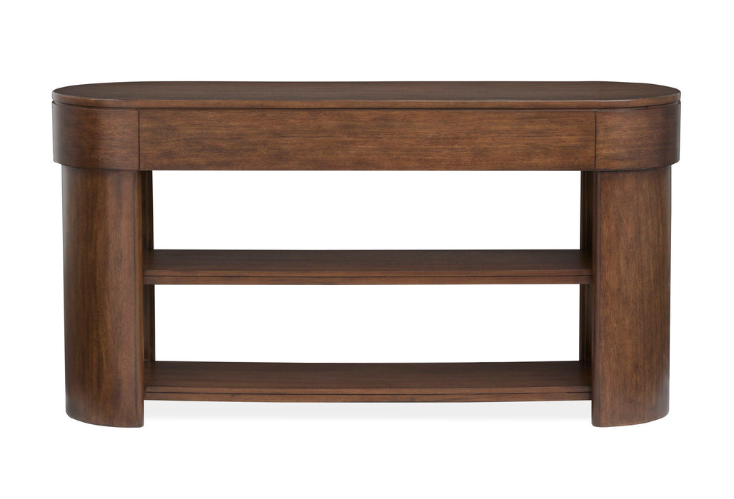 Holloway - Oval Sofa Table - Toasted Almond Magnussen Furniture