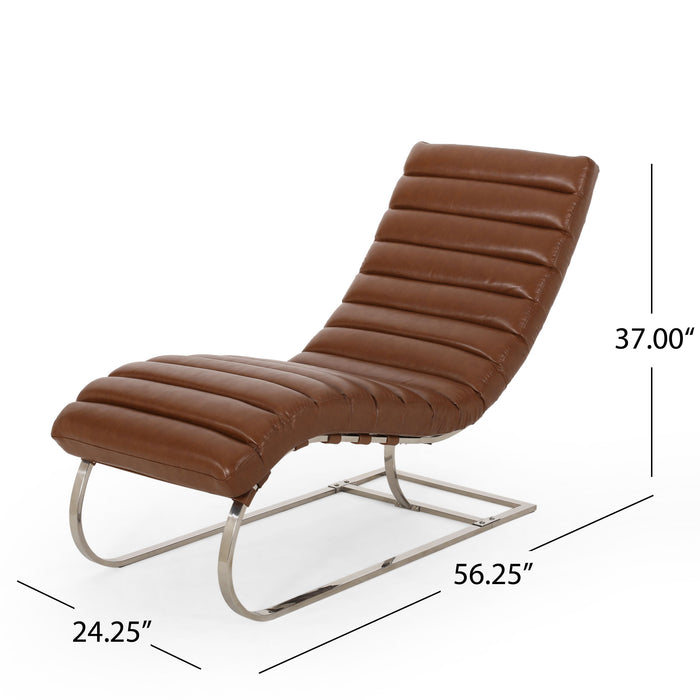 S - Chaise Lounge - Light Brown