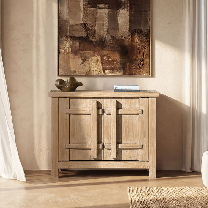 Rowan - 2 Door Accent Cabinet - Natural Jennifer Taylor Home