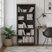 High 5 Shelf Bookcase - Black / Whiskey Home Essentials