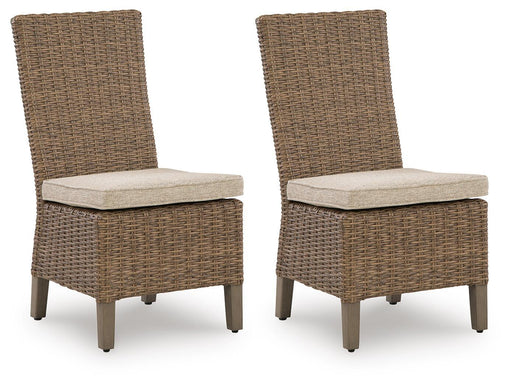 Laguna Heights - Side Chair With Cushion (Set of 2) - Beige Signature Design by Ashley®
