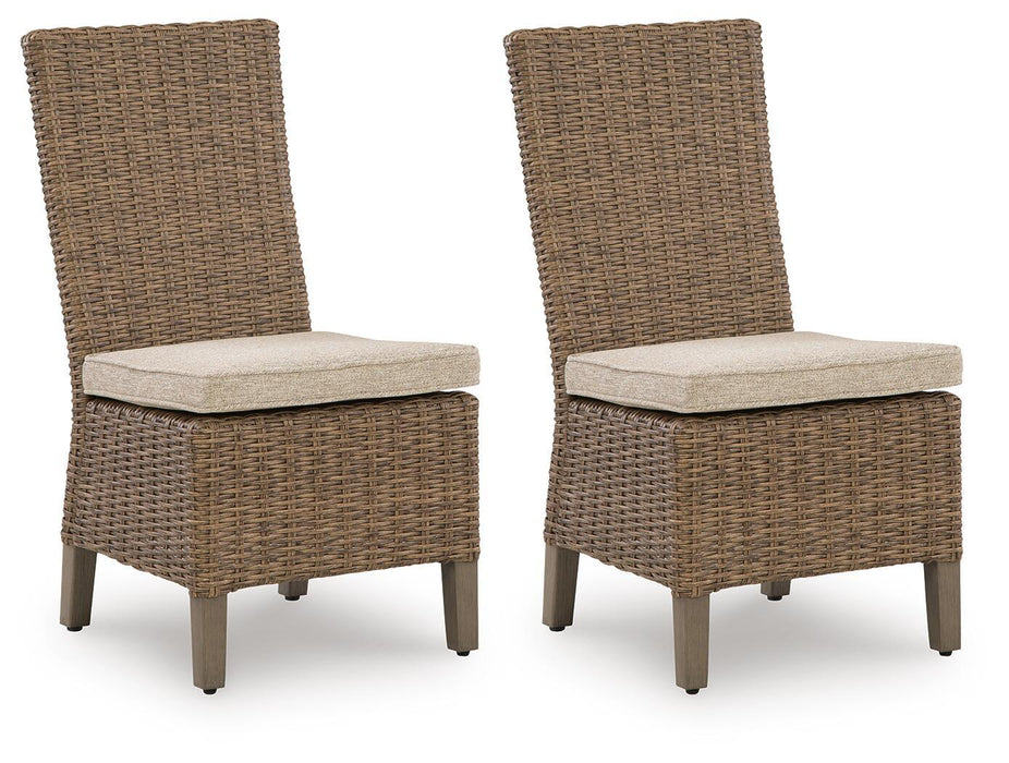 Laguna Heights - Side Chair With Cushion (Set of 2) - Beige Signature Design by Ashley®