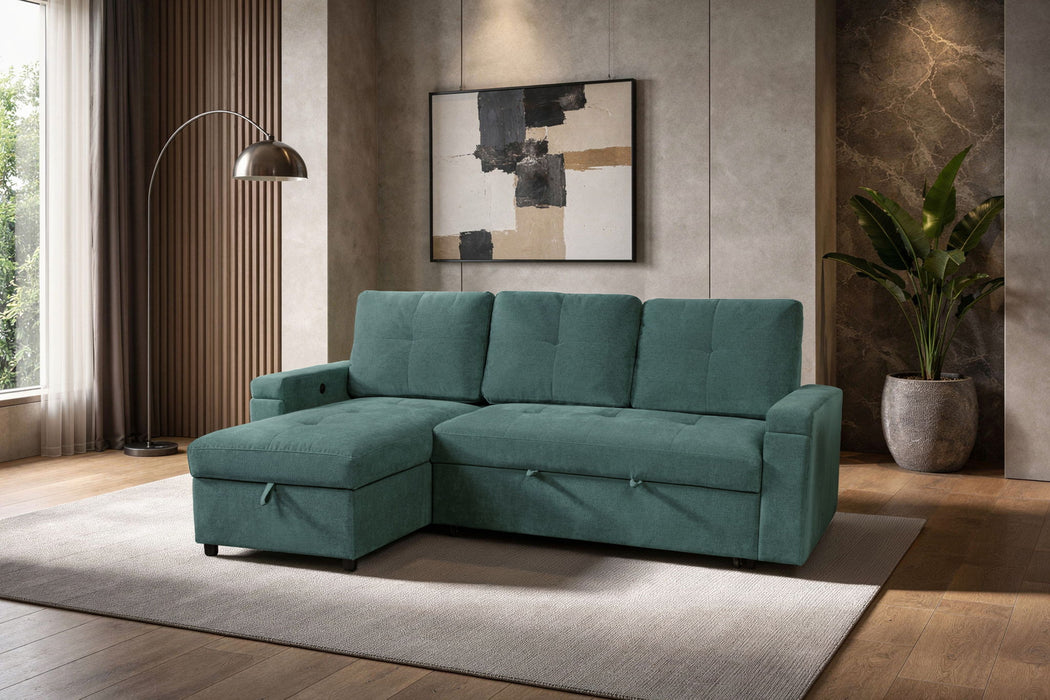 Breeze - Sleeper Sofa - Green New Classic