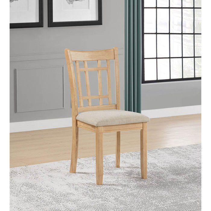 Davis - Dining Side Chair (Set of 2) - Light Oak Furniture Max