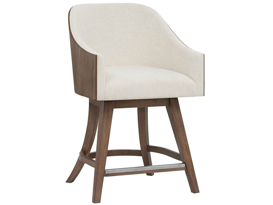 Modern / Mist & Veil - Swivel Counter Chair - Haze / Levi Oyster Universal Furniture