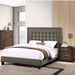 Upholstered Bed Tufted Headboard Home Essentials