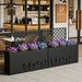 Tall Planter Raised Garden Bed With Trellis Daily Nest