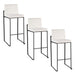 Fuji - Contemporary High Back Barstool Elegant Design Lumi Source