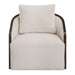 Lenora - Accent Chair With Swivel - Beige Chenille ACME