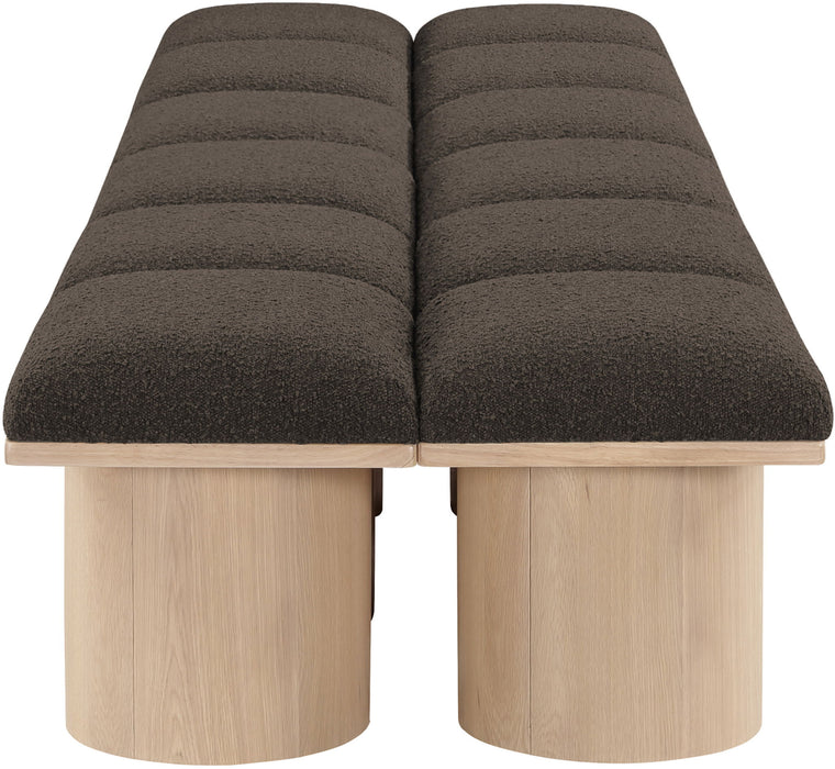 Pavilion - 12 Piece Modular Bench With Natural Base Meridian Furniture