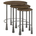 3 Piece Nesting Table Set - Brown Furniture Max
