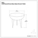 Otto - Cast Aluminum Side Table - Black Simpli-Home