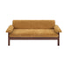 Sofa With Pillow Top Arms, Single Cushion Couch For Living Room - Yellow Noble House