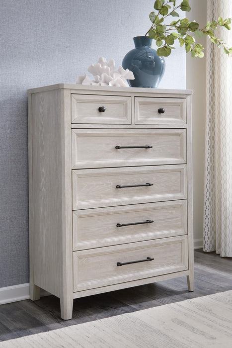 Darbonton - Six Drawer Chest - Dove White Signature Design by Ashley®