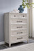 Darbonton - Six Drawer Chest - Dove White Signature Design by Ashley®