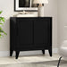 Harper - Low Storage Cabinet - Black Simpli-Home