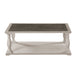 Farmhouse Rectangular Coffee Table With 2 Tiers Hearth and Haven