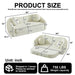 Curved Convertible Sofa, 2 In 1 Frameless Folding Sofa Bed With Pull Out Base And Deep Seat Home Essentials