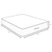 Starrett Black - 14" Euro Top Hybrid Mattress With Copper Gel And Silver Infused Foam - Sleek Black - Twin - Black Furniture Max