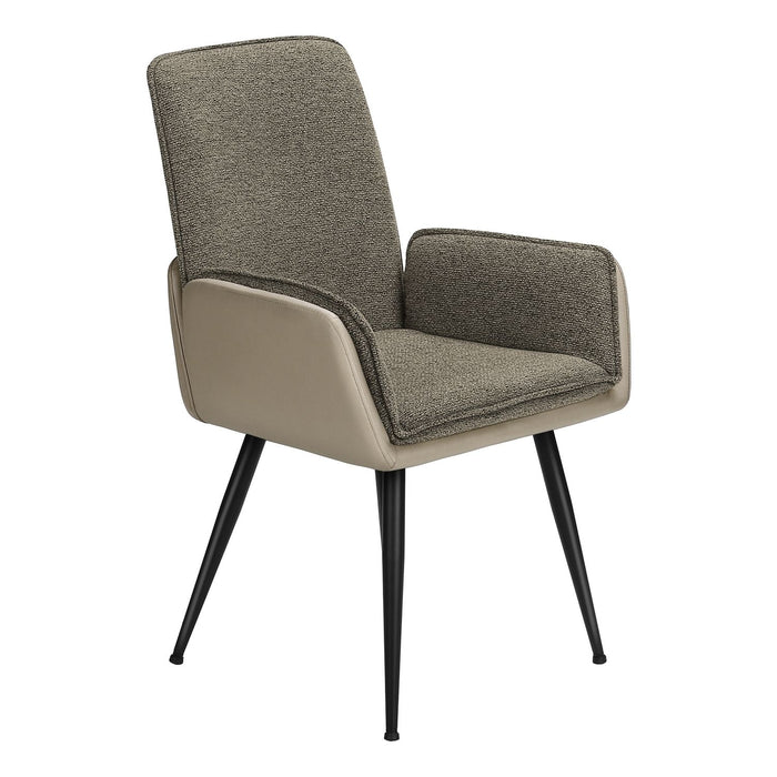 Dining Chair For Kitchen (Set of 2) - Brown / Gray 8th Street
