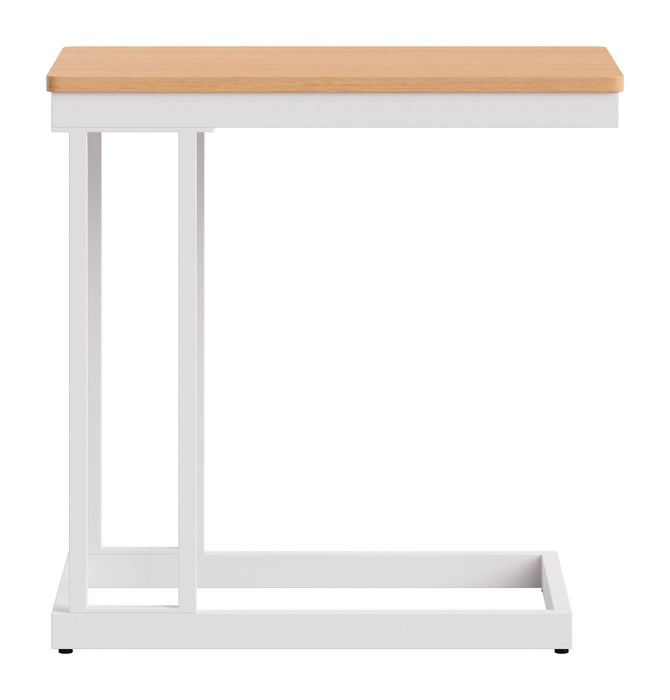 Tamaru - Side Table - Natural / White Zuo Modern