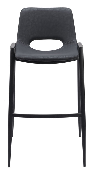 Desi - Bar Chair With Black Legs (Set of 2) Zuo Modern