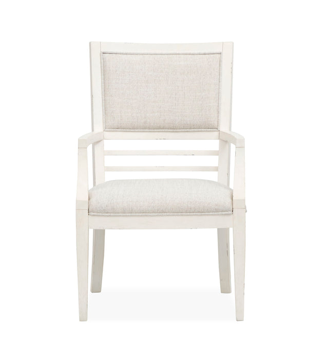 Echo Isles - Upholstered Arm Chair (Set of 2) - Sea Pearl And Driftwood Magnussen Furniture
