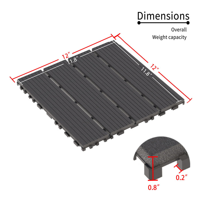 Interlocking Deck Tiles 44 Pack For Backyard Daily Nest