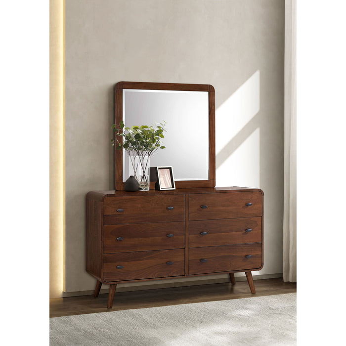 Winston - 6 Drawer Dresser With Mirror Furniture Max
